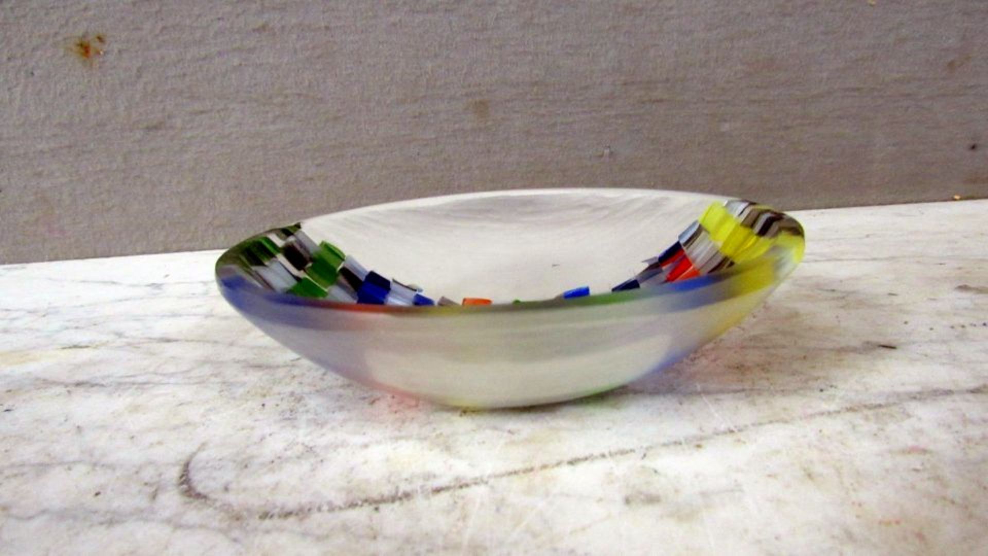 Zierteller Glasteller Küstner Mosaik - Bild 5 aus 7