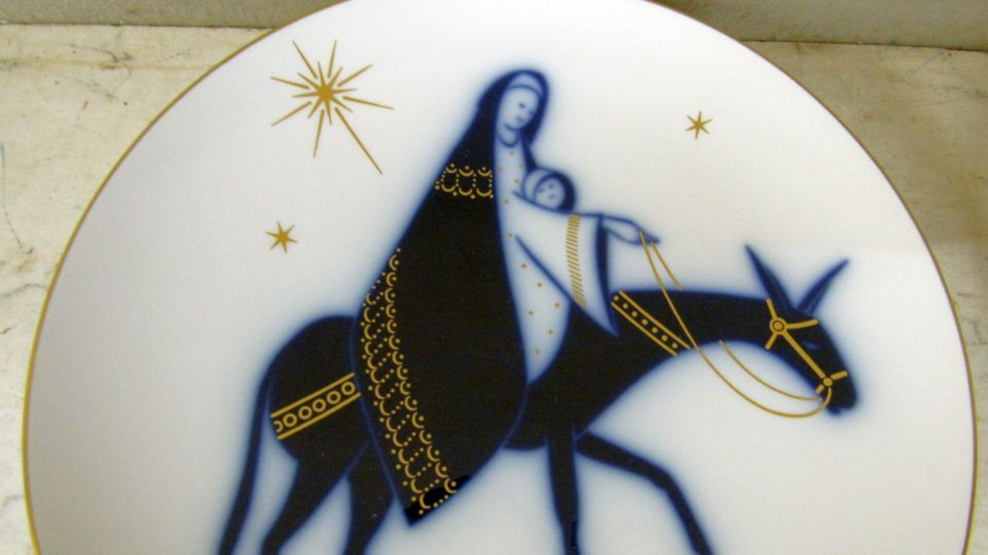 4 Teller KPM Berlin Zeptermarke in - Bild 5 aus 9