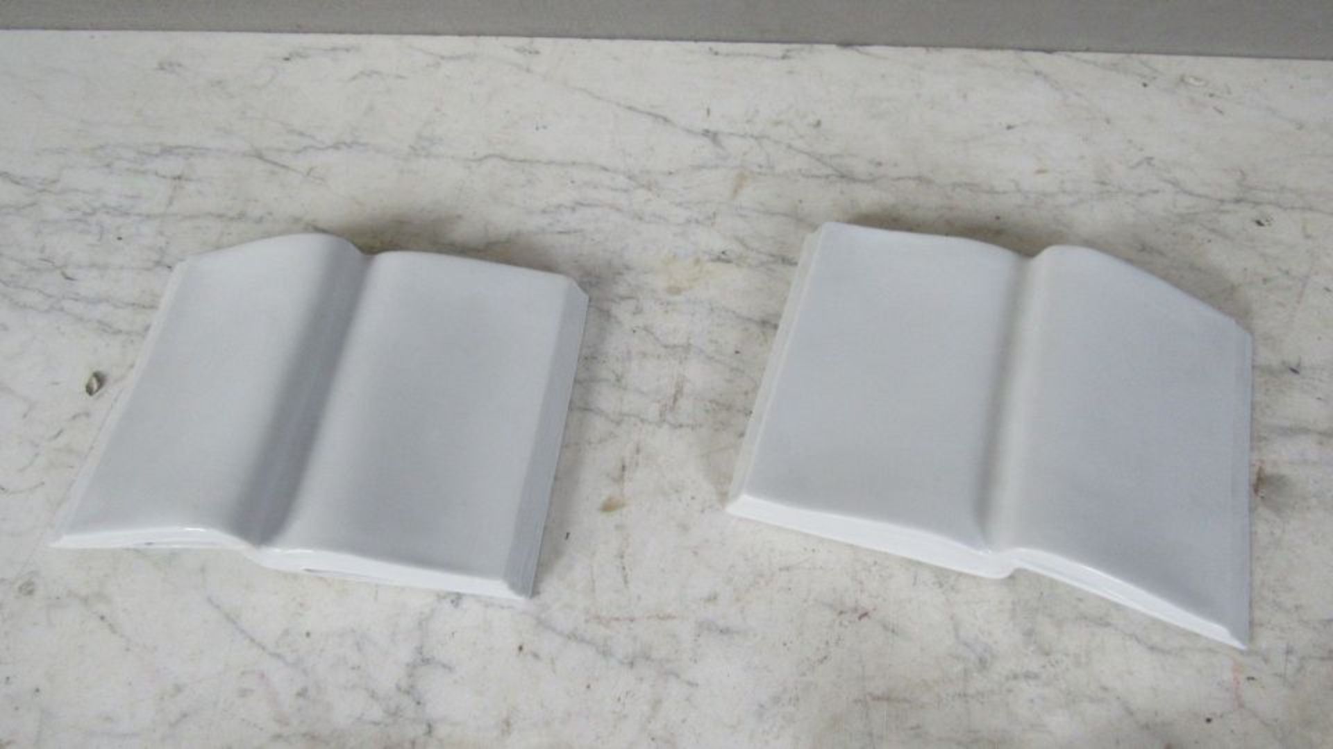 Konvolut Porzellan Aufsteller Schilder - Bild 3 aus 6