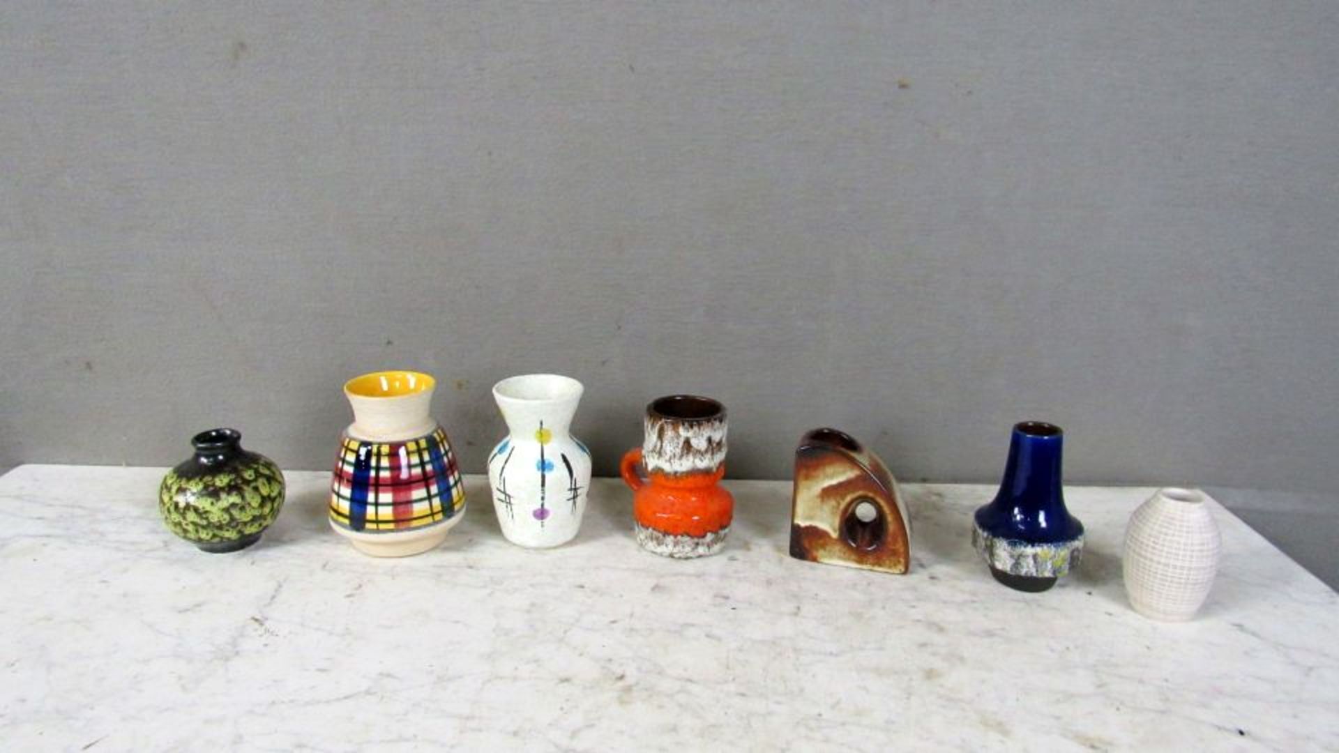 Konvolut Vasen 50-70er Jahre Scheurich