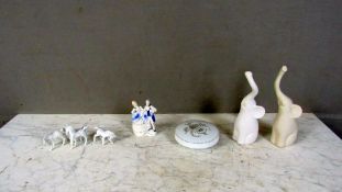 Konvolut diverse Porzellanfiguren