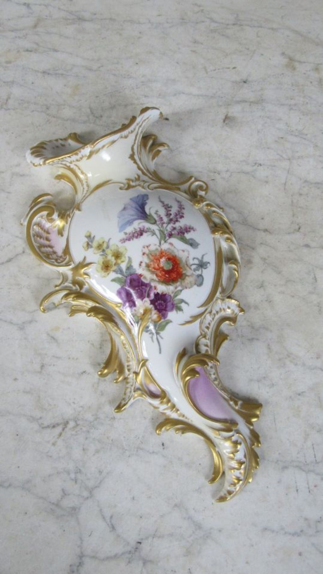 Antike Wandvase KPM Zeptermarke 34cm