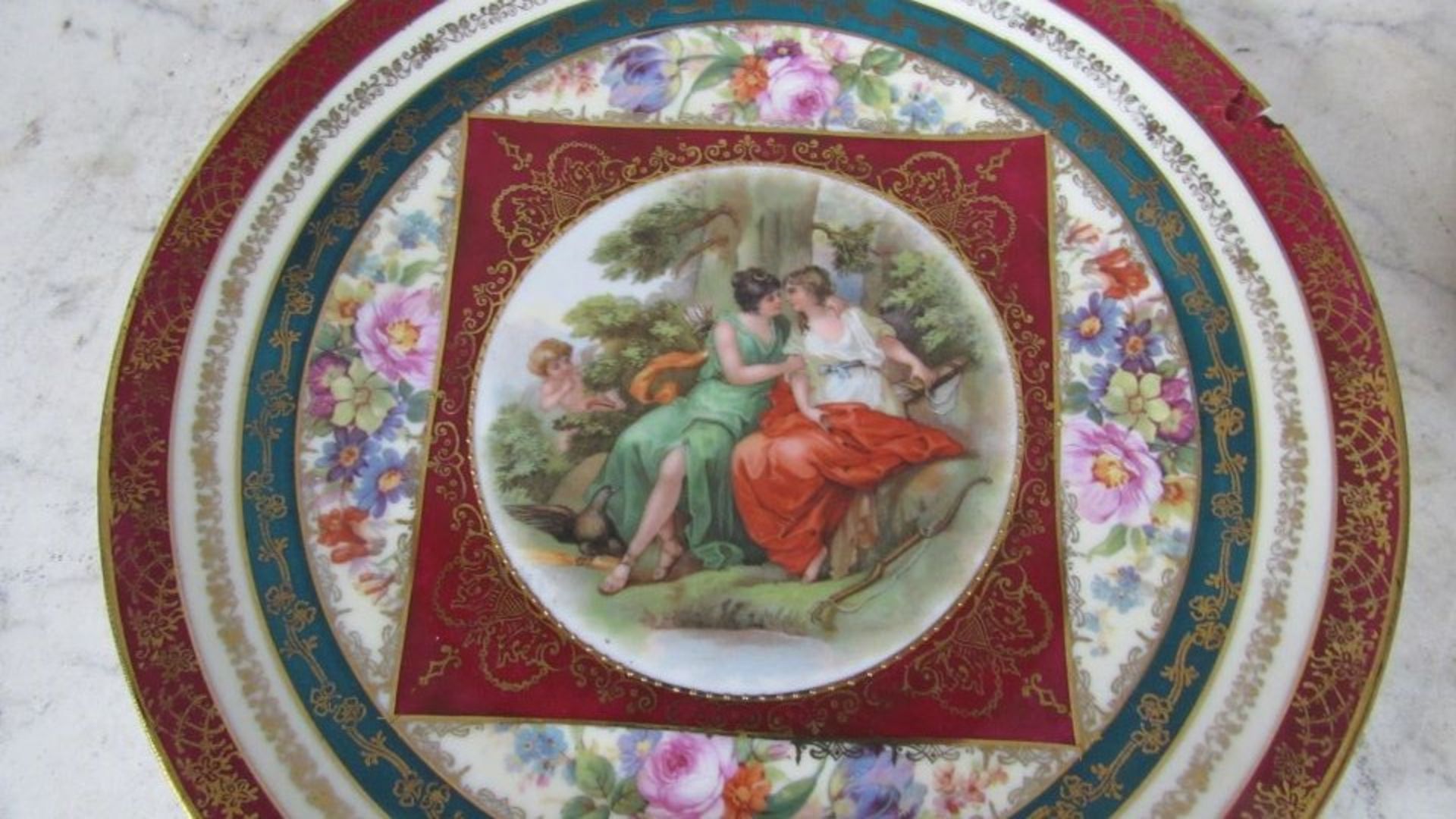 Konvolut Porzellan Wien antik 7 - Bild 4 aus 9