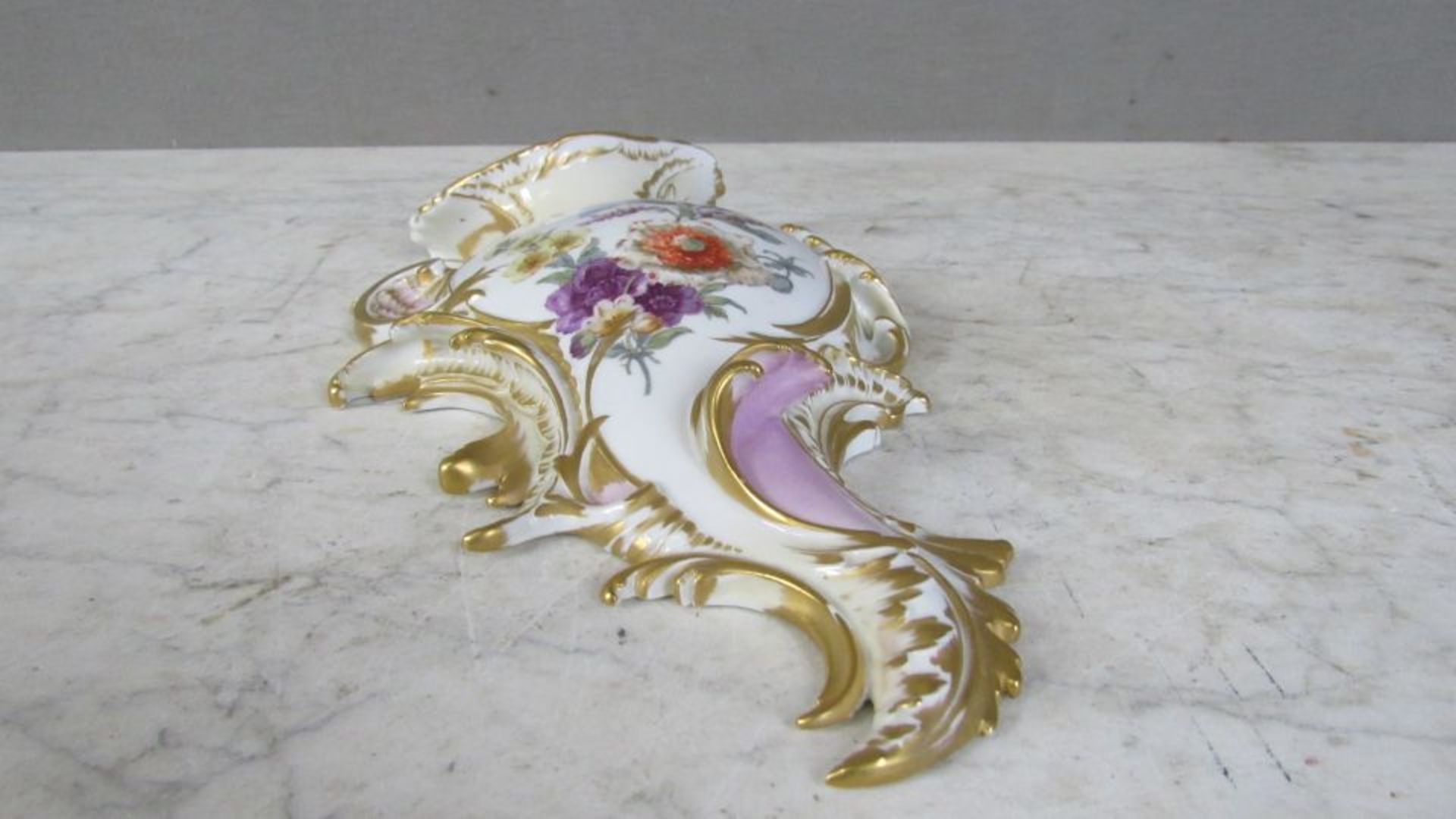 Antike Wandvase KPM Zeptermarke 34cm - Bild 2 aus 9