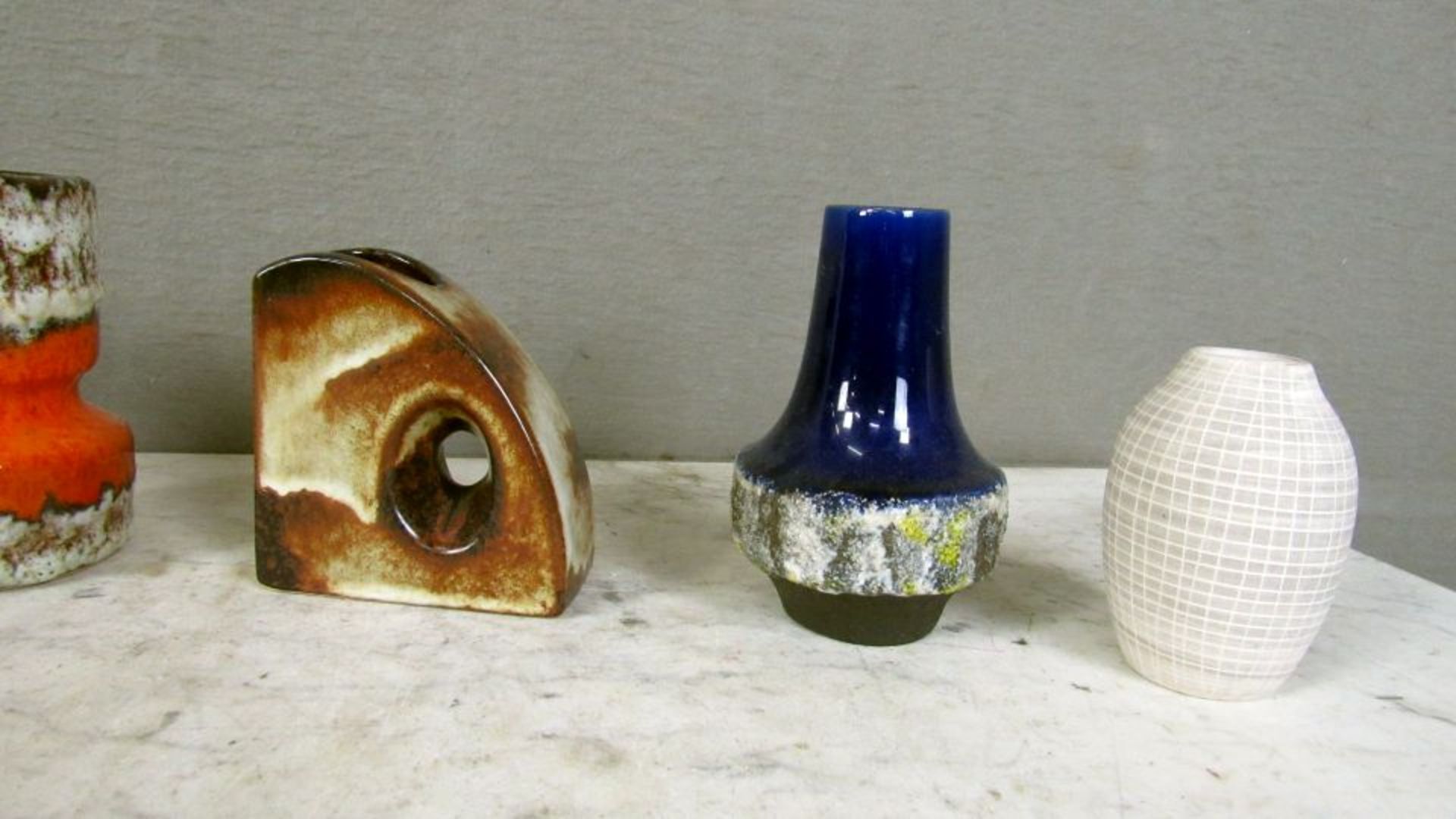 Konvolut Vasen 50-70er Jahre Scheurich - Bild 4 aus 8