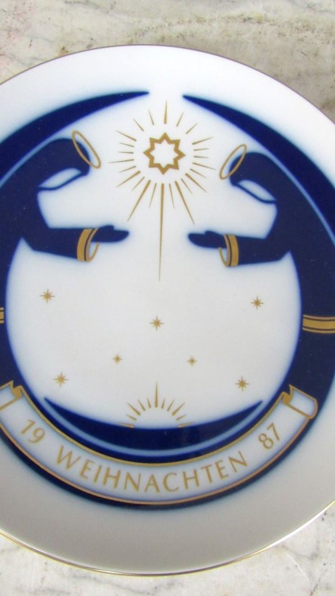 4 Teller KPM Berlin Zeptermarke in - Bild 4 aus 9