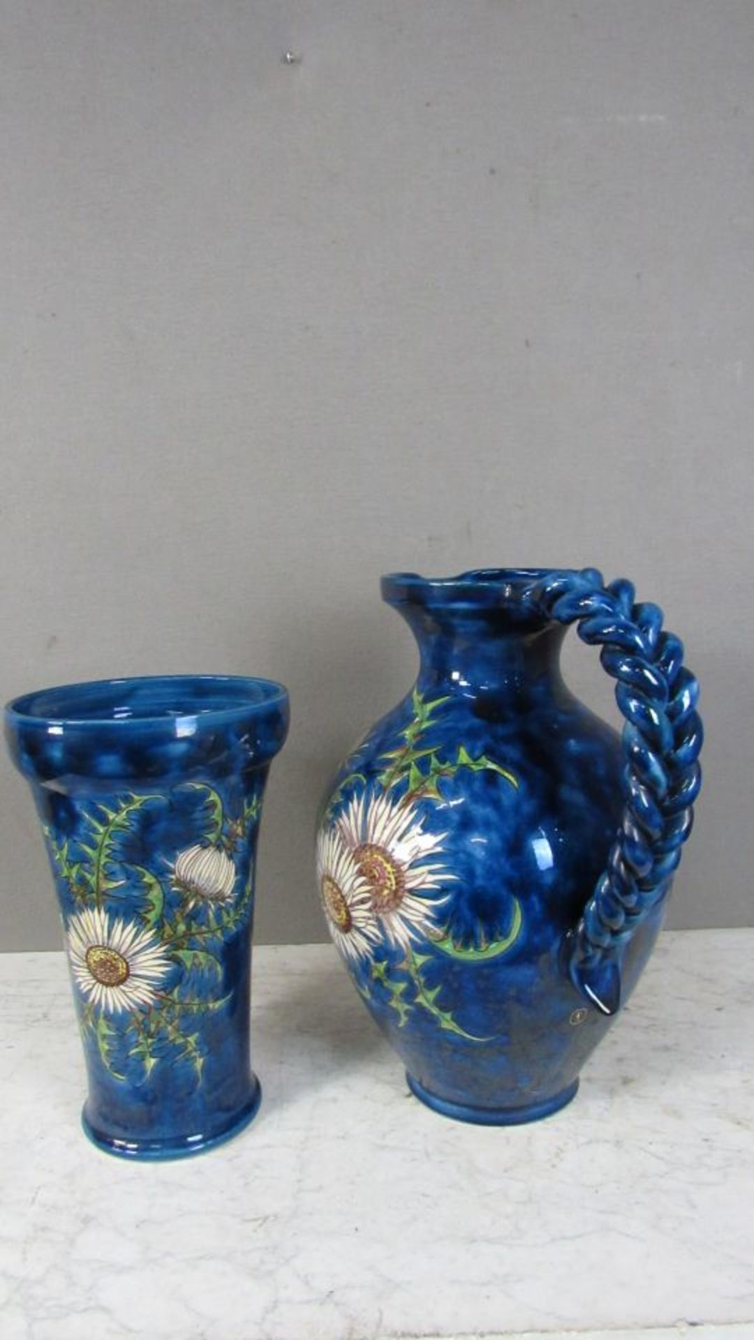 Keramik Schirmständer und große Vase - Bild 6 aus 9