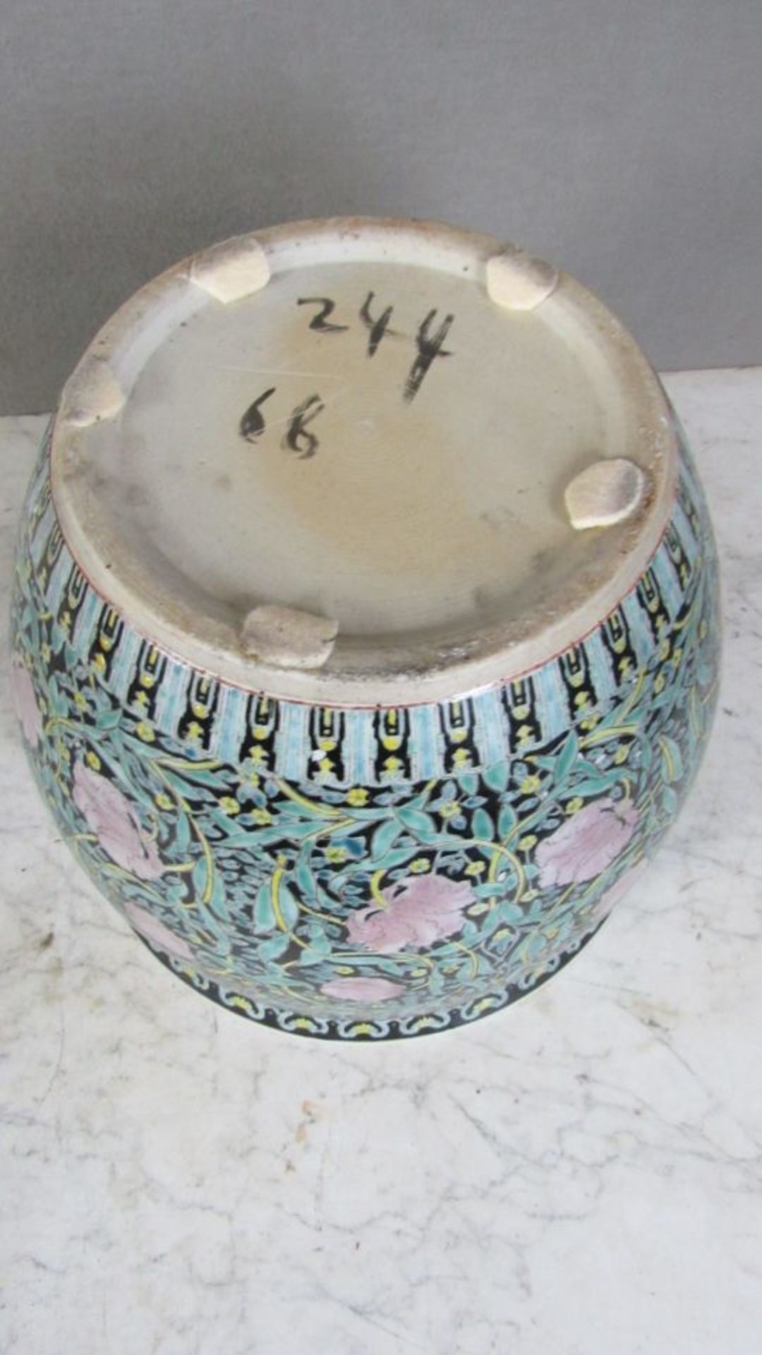 Blumenübertopf Porzellan Asiatisch - Bild 6 aus 6