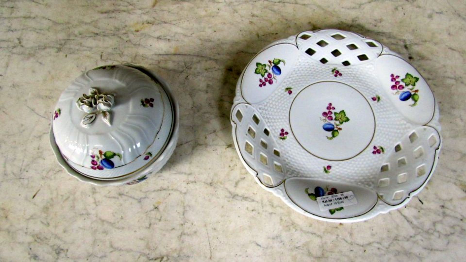 Große Bonbonniere + Anbietteller - Bild 2 aus 7