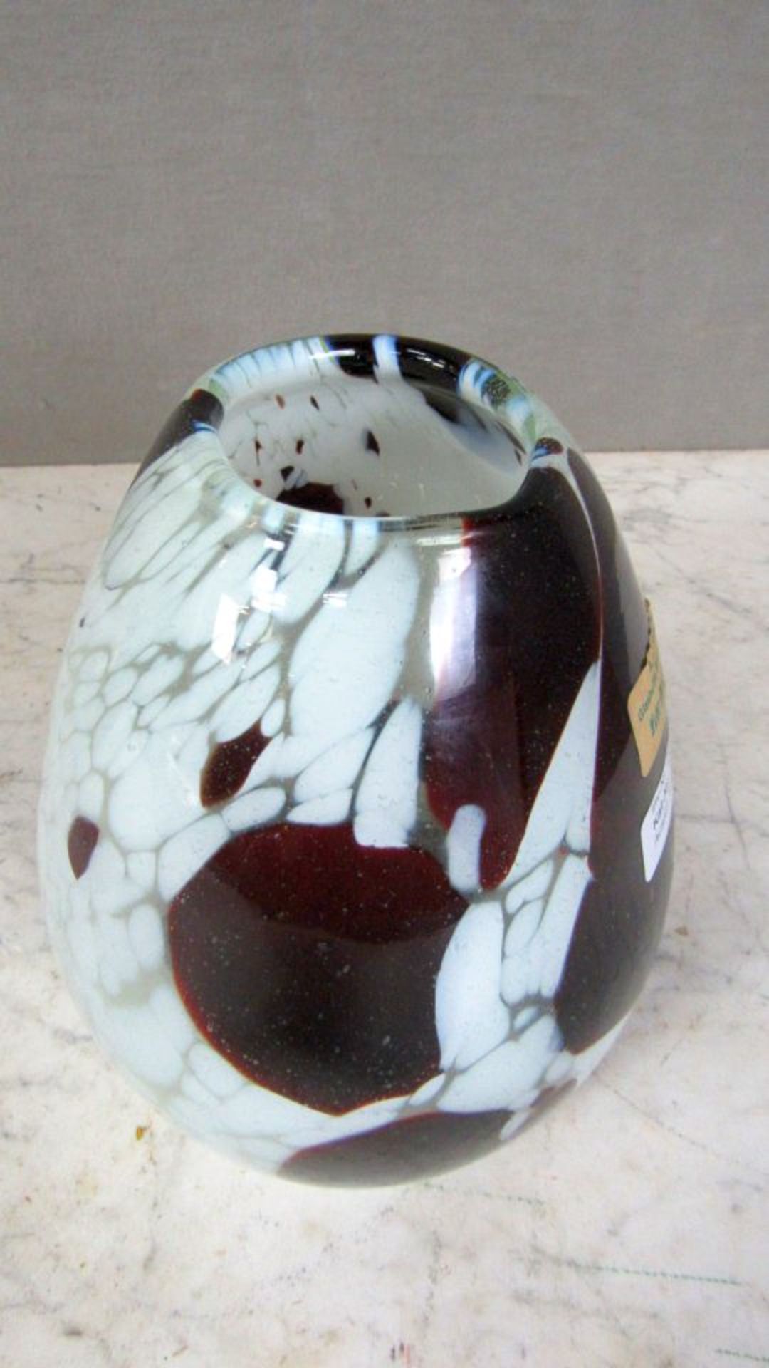 Designer Glasvase mundgeblasen 70er - Bild 2 aus 5