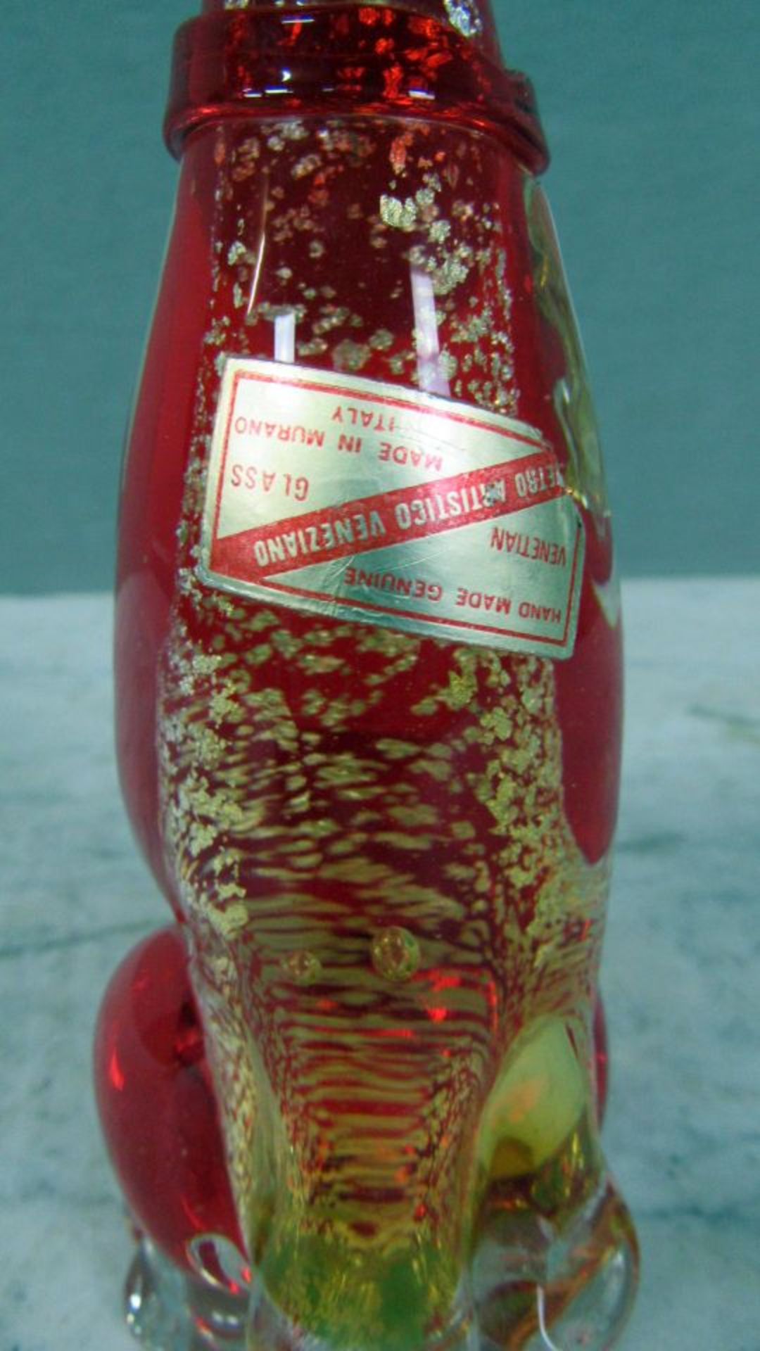 Skulptur sitzender Hund gelabelt - Bild 4 aus 5