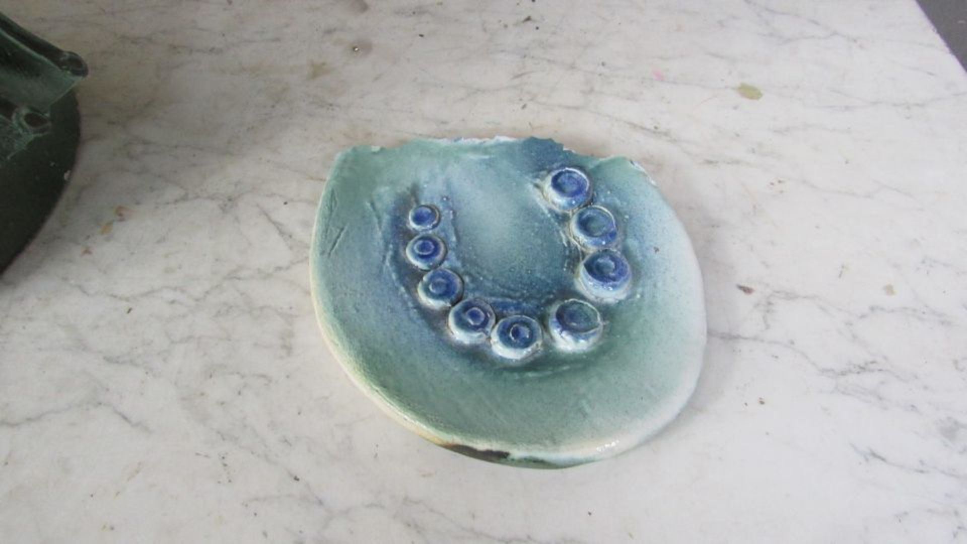 Skulptur lasierte Keramik Fabelwesen - Bild 4 aus 8