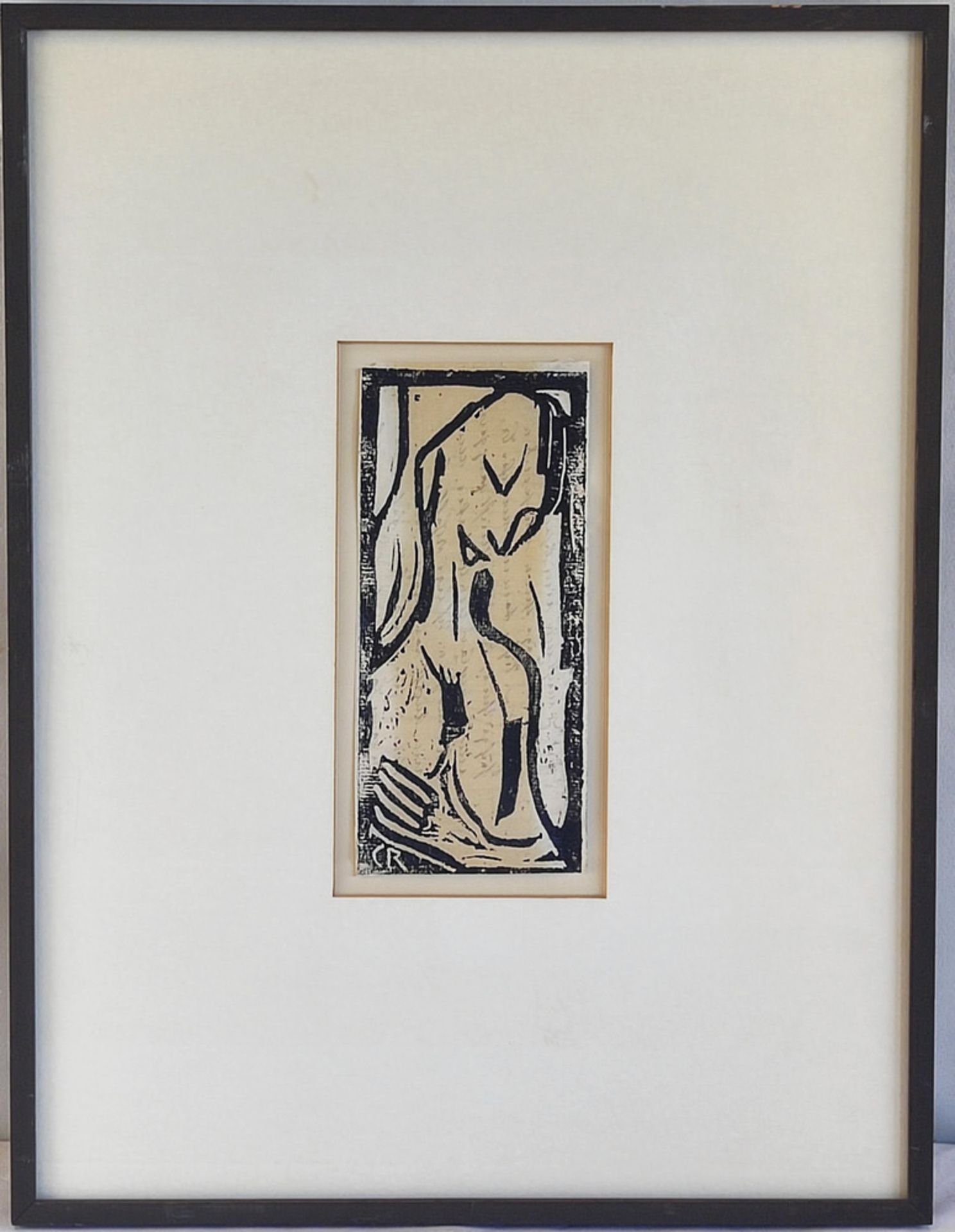 Christian Rohlfs, Holzschnitt Im Stock signiert. Blattmaße 22 x 9,5 cm ...