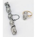 Art Deco Ring und Armband