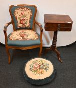 1 Gründerzeit-Nähtischchen 19. Jh.