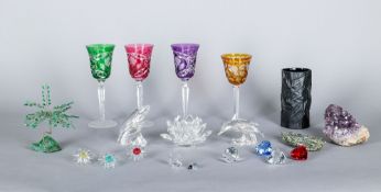 Vier verschiedene Weinrömer