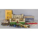 Britains & Dinky - a quantity of assorted painted metal figures and diecast models to include