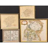 Maps - a 17th century Rock Savage road map, from Manchester to Warrington , dated 1st Nov 1626, hand