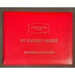Sport - Cricket, an autograph album collected by the vendor in person, individually signed, England,
