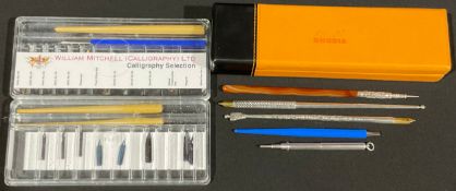 Writing Equipment - a silver dip pen, S. Mordan & Co., 18cm long excluding nib, marked Sterling