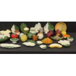 Ceramics - Sylvac vegetable pots, to include Raspberry, Cucumber, Bread, Beef Dripping, Tartar
