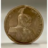 Medals - A Commemorative Bronze Medal, ‘Visit of the Emperor of Germany to London in 1891’, by