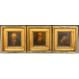 Sir David Wilkie RA (1785-1841), manner of, three portrait studies, as a Sage, a bearded elder and