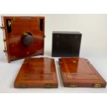 Scientific Instruments - a 19th century Lancaster & Sons patent instantograph type camera,