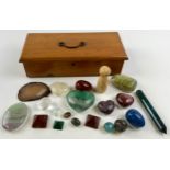 Geology & Lapidary - a collection of polished geological specimens, various stones and minerals in