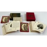 Political History - A pair of 1921 League of Nations playing card packs, as part of a special