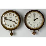 Automobilia - an early 20th century car dashboard timepiece, 5.5cm clock dial inscribed James