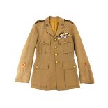WW2 British Officers Service Dress Jacket for the Royal East Kent Regiment "The Buffs" with Captains