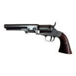London Pistol Company Percussion Cap .31 cal Revolver with 125mm long octagonal barrel. Serial