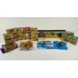 Diecast Model Vehicles - Corgi Gift Set 17, Tiger Mk.1 Tank, Bell AH-1G and Saladin, boxed; Matchbox