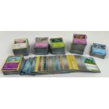 Pokemon Trading Cards - A large collection of approximately 1000 Pokemon cards including rares and