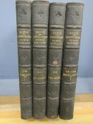 D. Bouix Institutions Juris Canonici 4 volumes, half leather bound and mottled edges