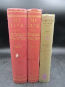 Richard Wagner 'My Life' in 2 volumes and Wagner in Exile by Woldemar Lippert