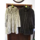 2 faux fur coats inc John Rocha