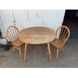 Mid century Ercol Breakfast table and chairs