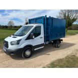 V Ford Transit 350 Tipper twin wheel Euro 6, boxed in tree surgery van, 48500 miles from new, 2.0L