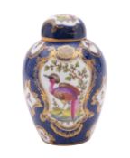 A Samson oviform porcelain tea canister and cover,