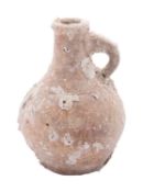 A Nanking Cargo German Rhenish brown stoneware jug, circa 1750, 15cm [encrusted].