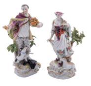 A pair of Samson porcelain figures,