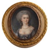 A Louis XVI lacquered and 18ct vari-gold mounted snuff box, discharge marks rubbed,