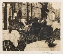 * Wilfred Fairclough (British, 1907-1996) - 'Venice carnival fortune teller', 'Venice carnival fur,