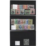 Malta KGV and KGVI with 1921 10/-, 1926 set,