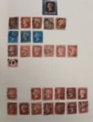 GB and British Commonwealth in Utile Springback album with 1840 1d black, Surface Printed,