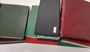 World. A collection of world stamps in 11 albums