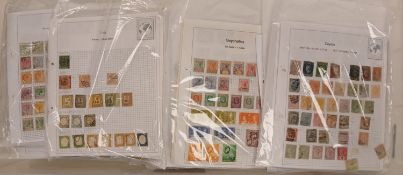 World Stamps. A large collection of world stamps on approx.