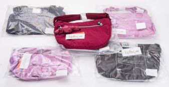 Kipling. A group of five handbags, inclu